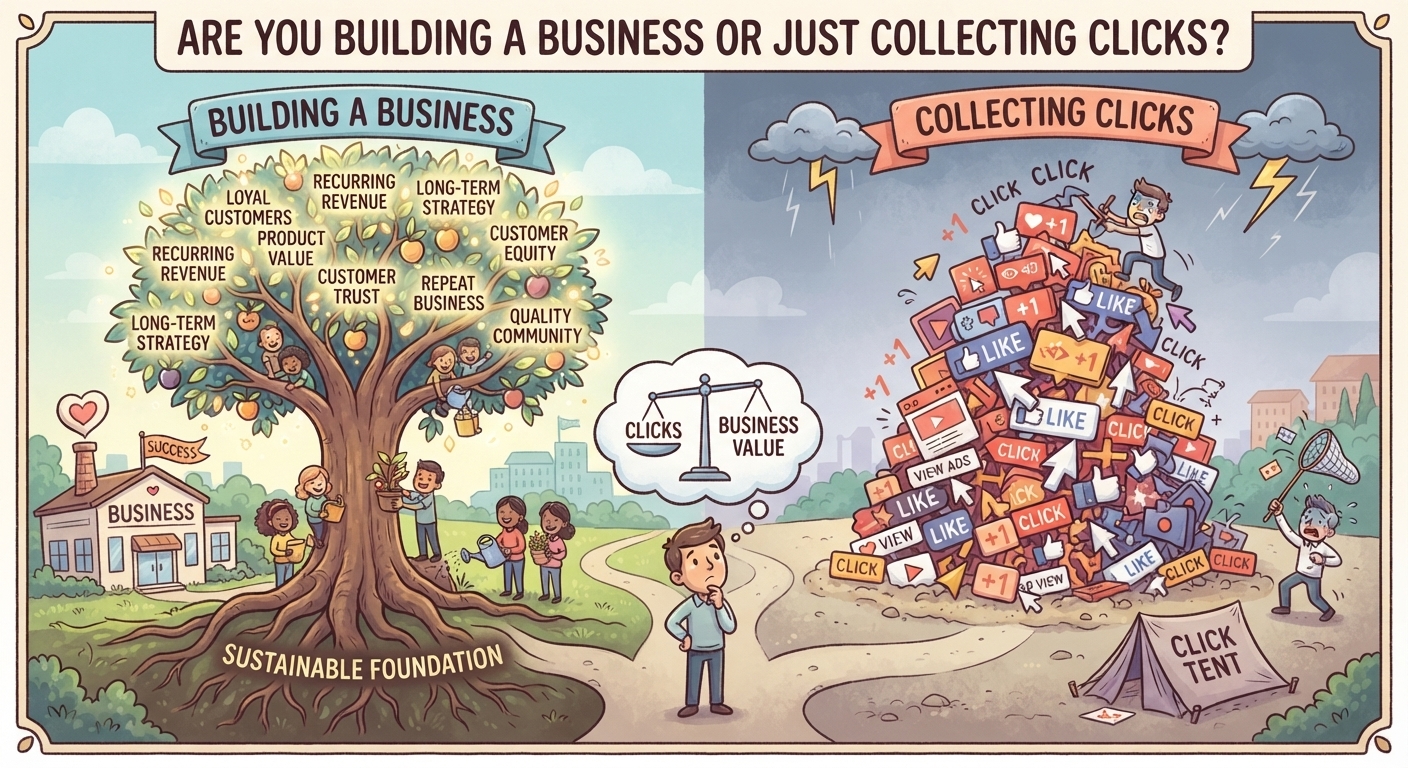 Are You Building a Business or Just Collecting Clicks?