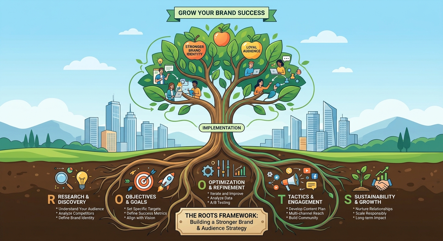Introducing the ROOTS Framework: Building a Stronger Brand and Audience Strategy
