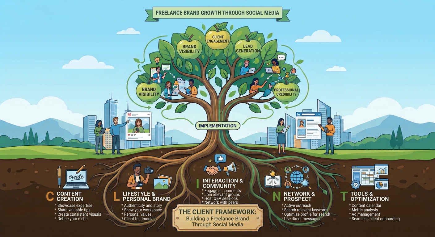 Introducing the CLIENT Framework: Building a Freelance Brand Through Social Media